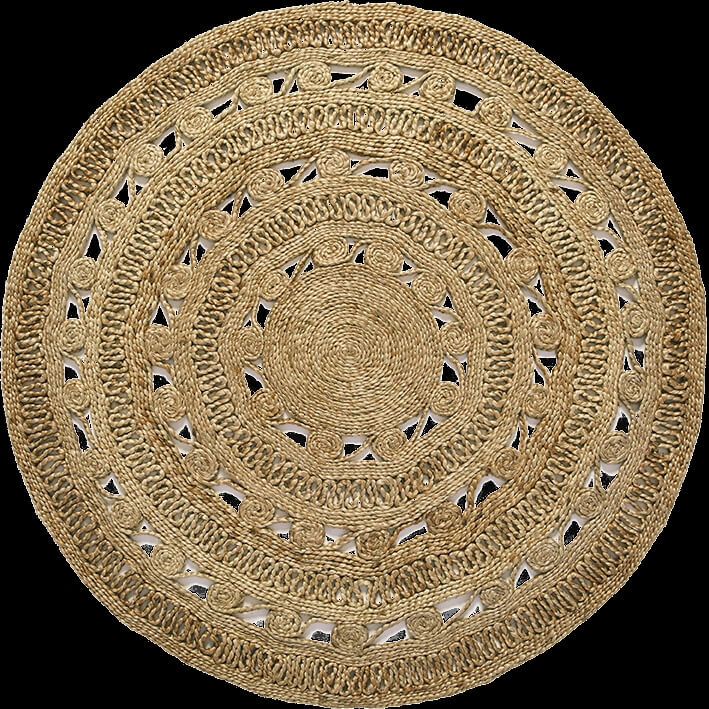Lohas Circle Sitap Rug | Size: Round 6' 7