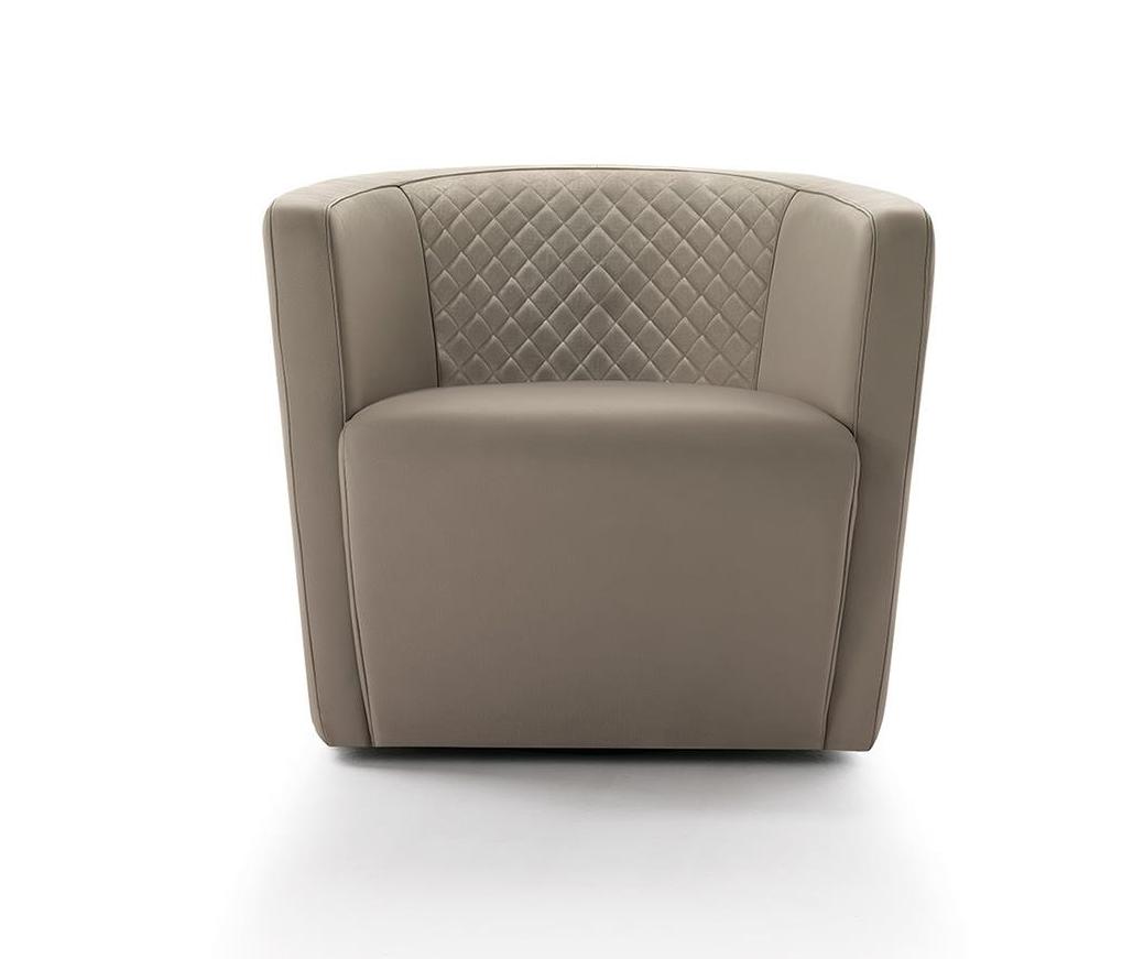 Geometric Comfort Low Armchair