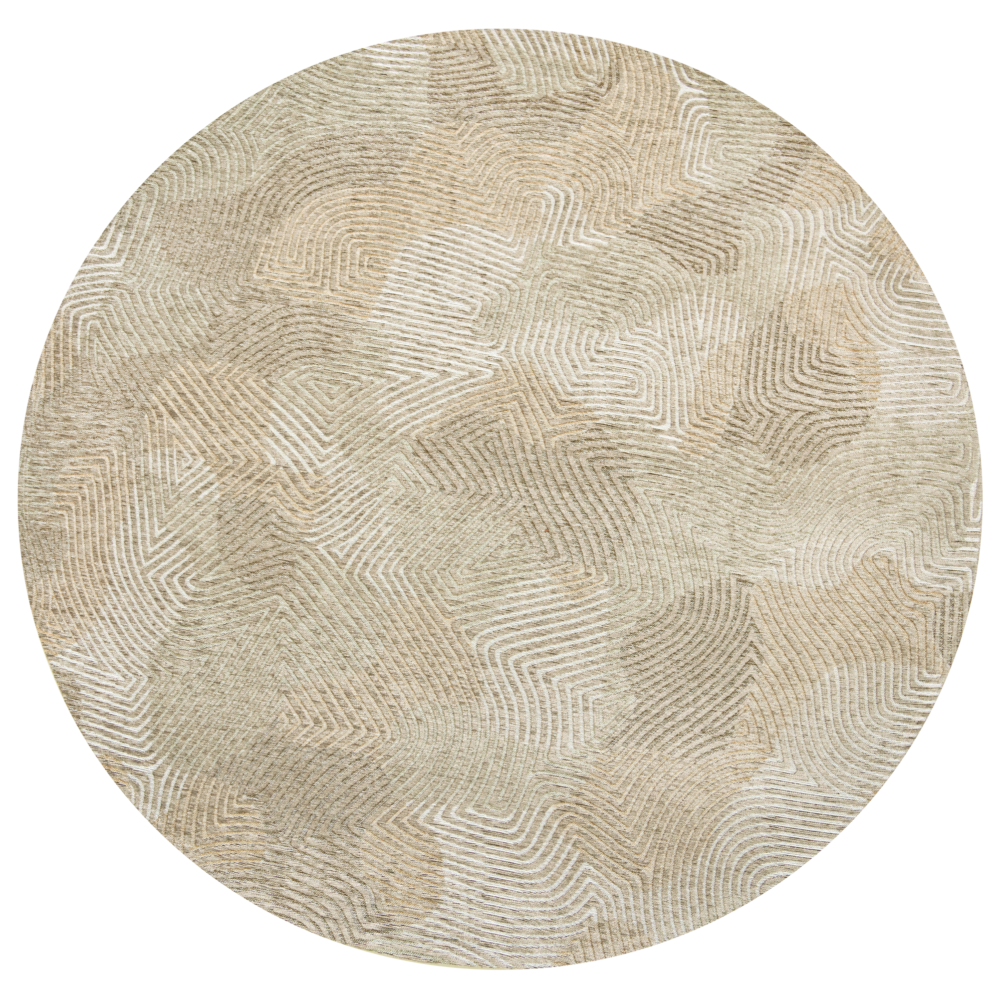 Beige Flatwoven Rug