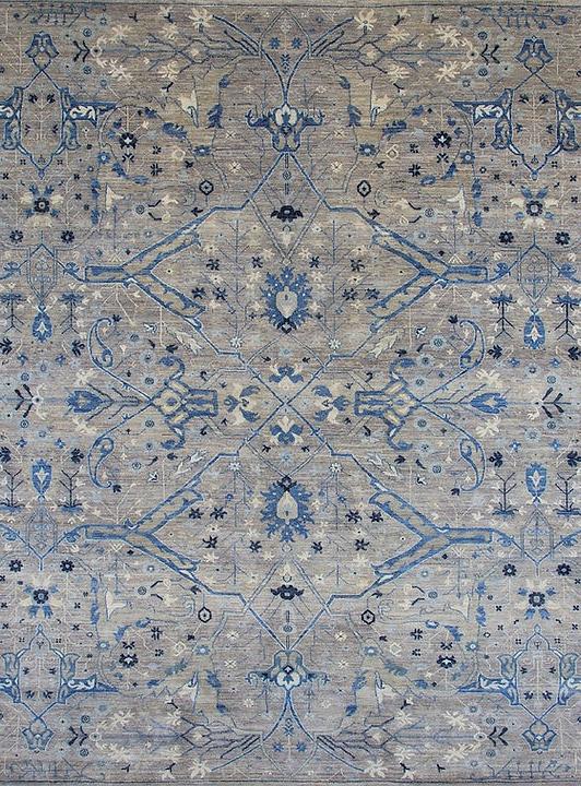 Heriz Hand Knotted Wool Rug