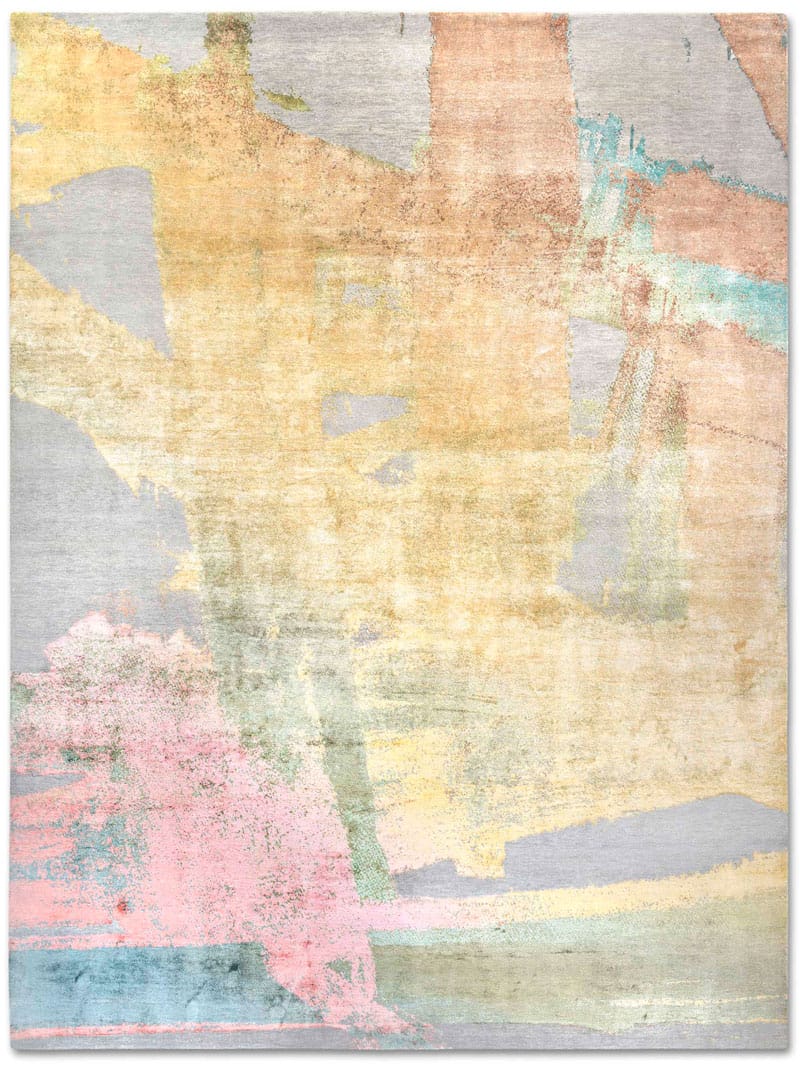 Pastel Sun Luxury Handmade Rug