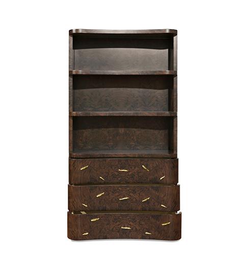 Designer Wood Bookcase