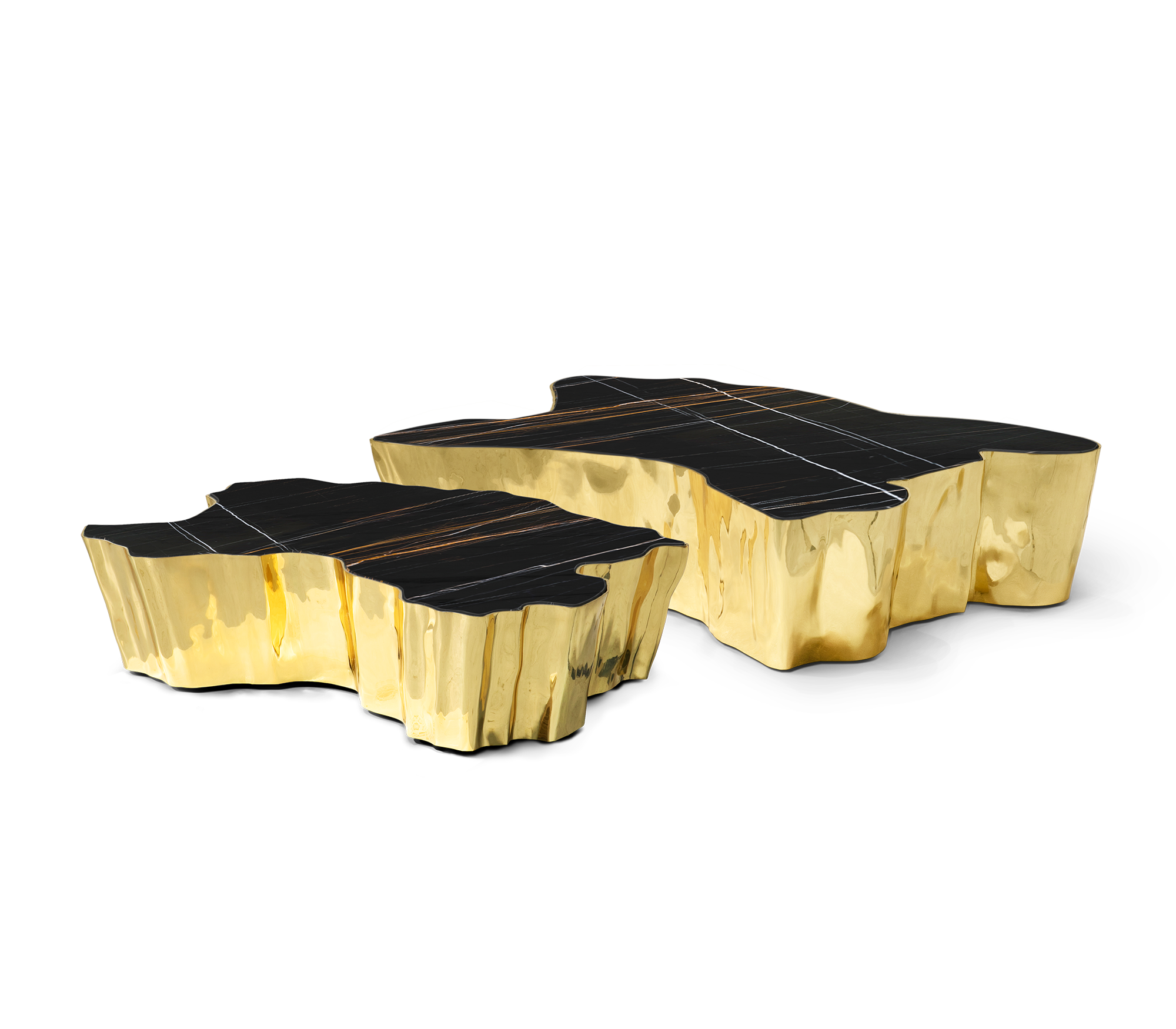 Paradise Nero Marble Table | Dimensions: W 138 x D 95 x H 36 cm