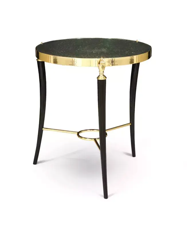 Gisette Peacock Feather Side Table