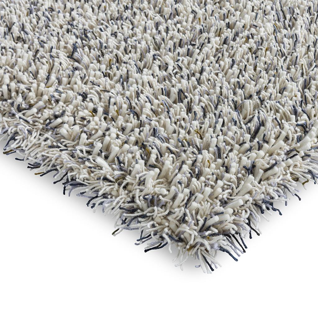 Grey Fluffy Shag Rug