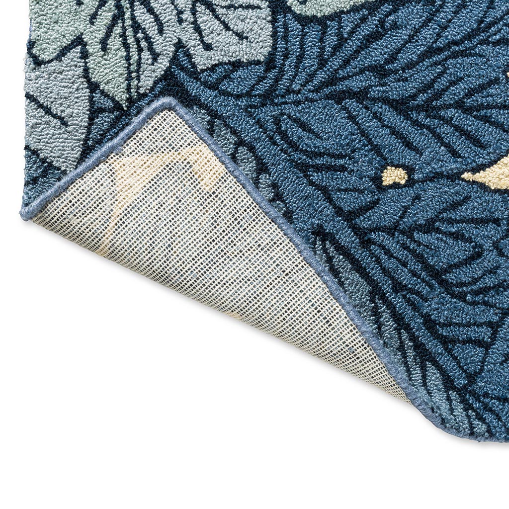 Indigo Thistle Outdoor Rug