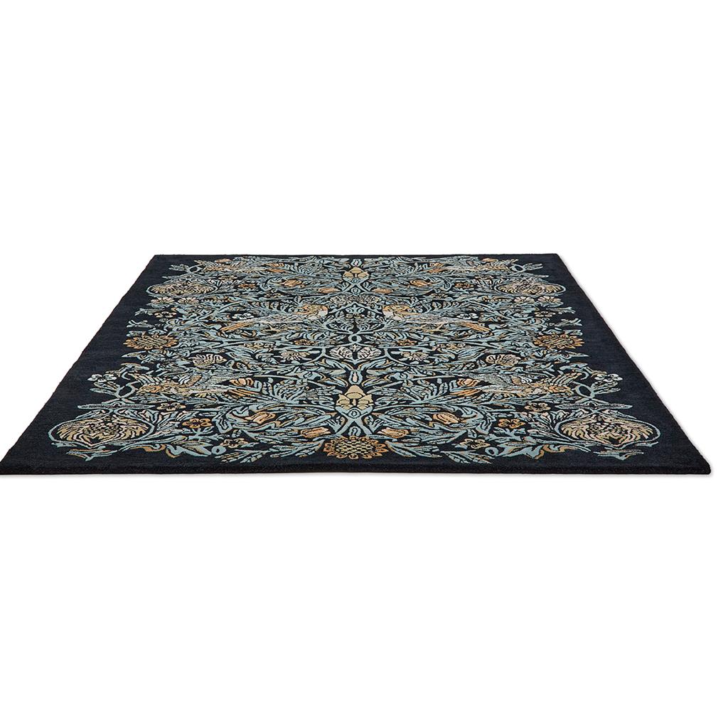 Bird Blue Rug