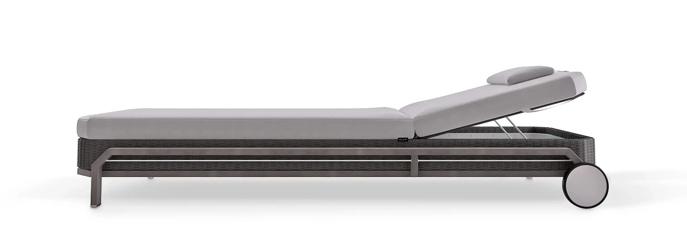 Heritage Grey Sunlounger