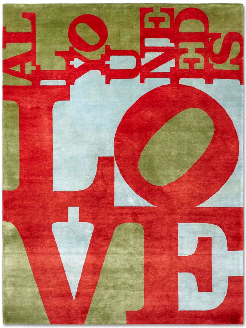 All You Need Is Love Hand Knotted Rug