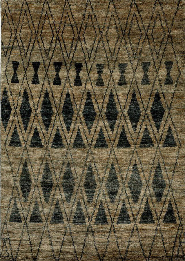 Indian Hand-knotted Brown Jute