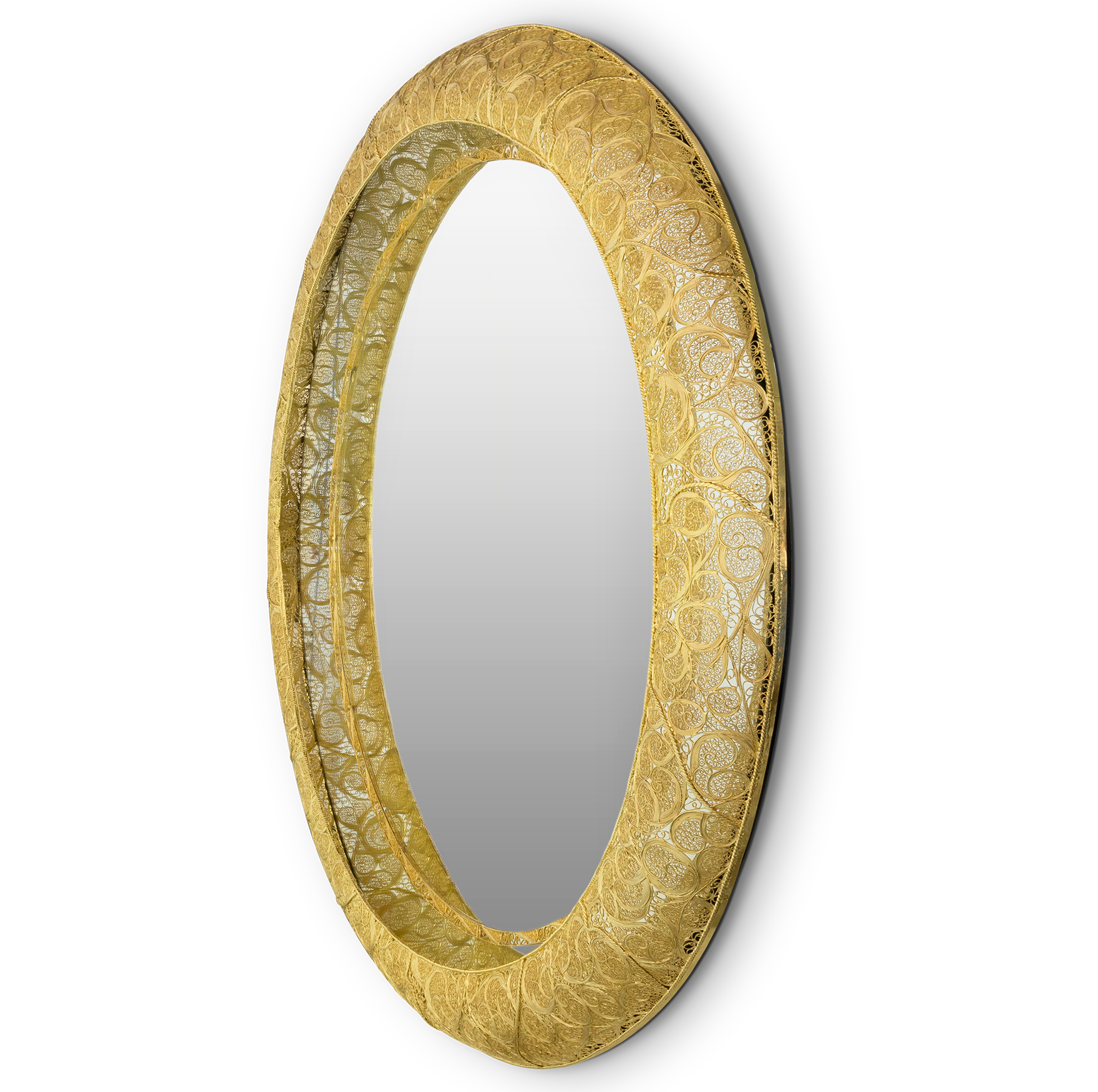 Crown Filigree Mirror