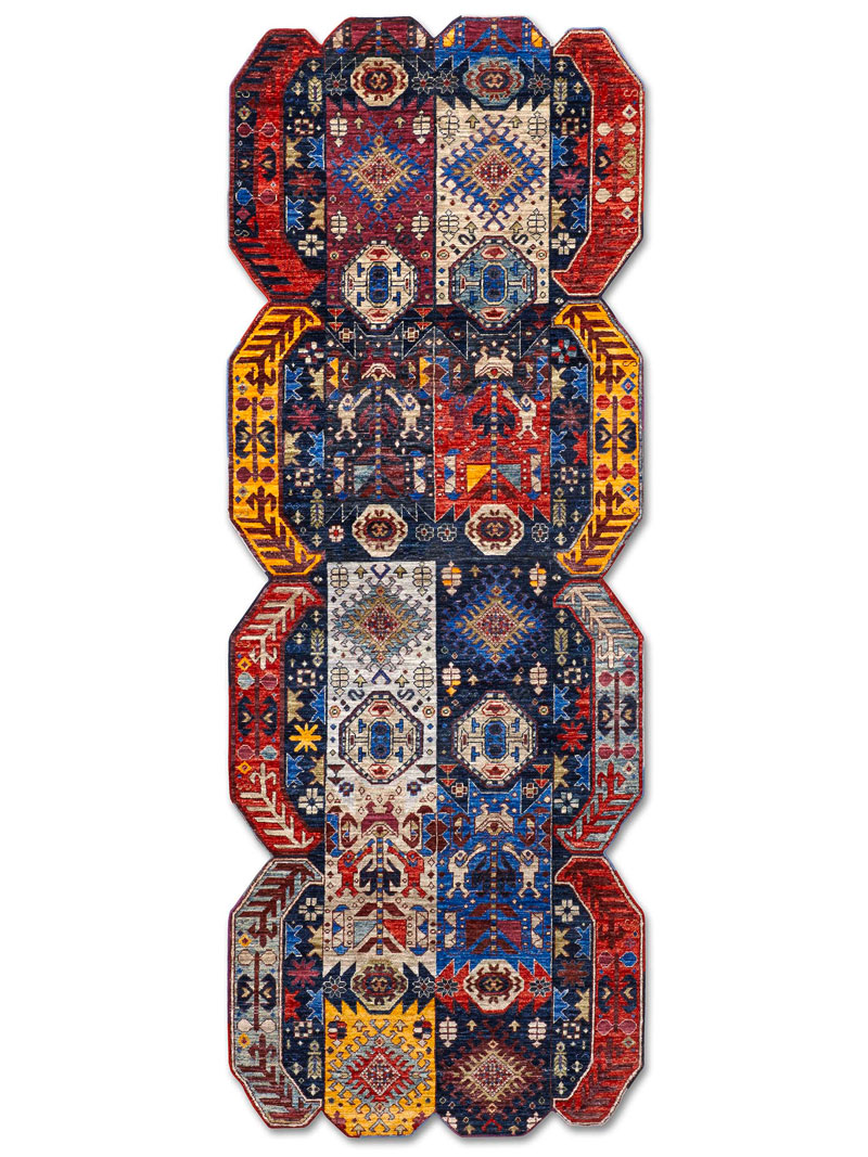 Multishape Hand-Woven Rug