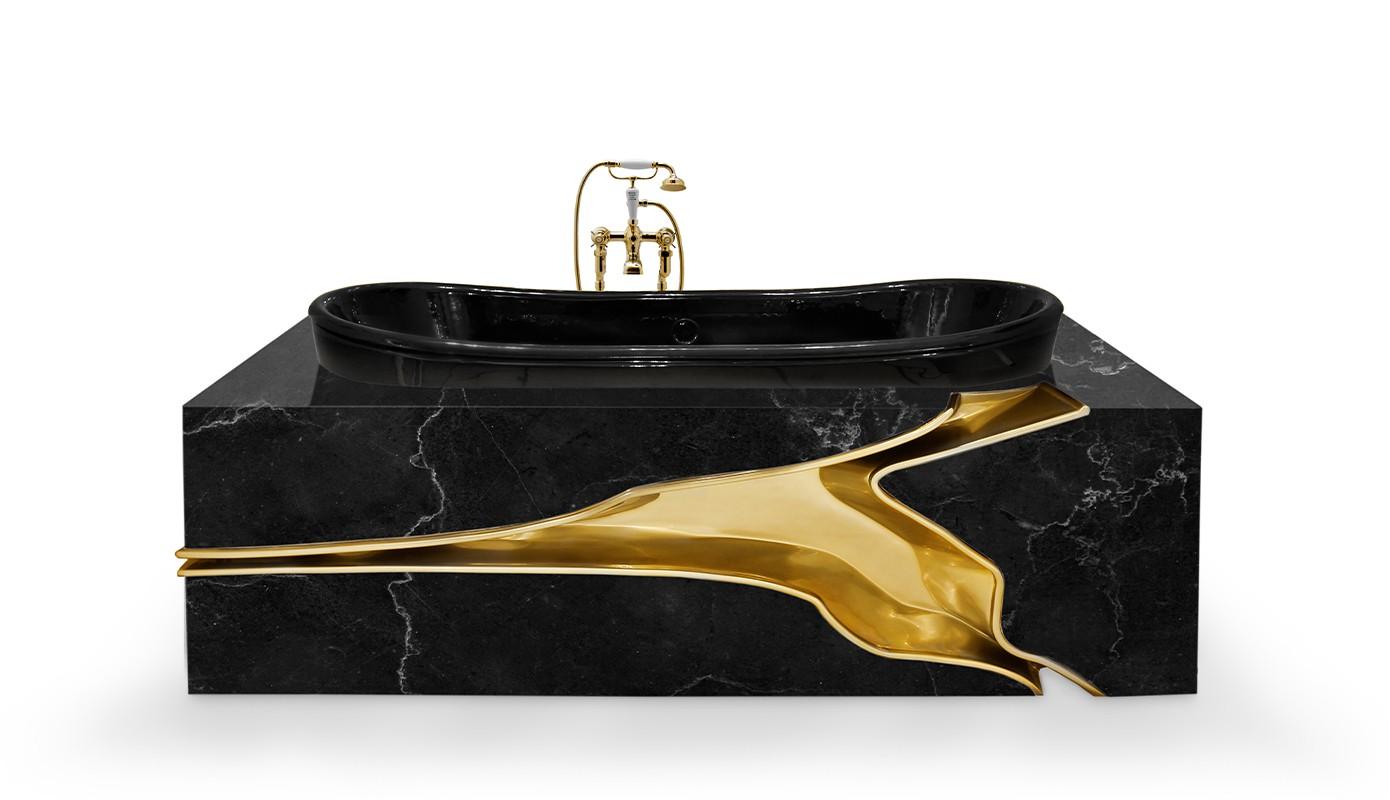 Fractured Marble Bathtub