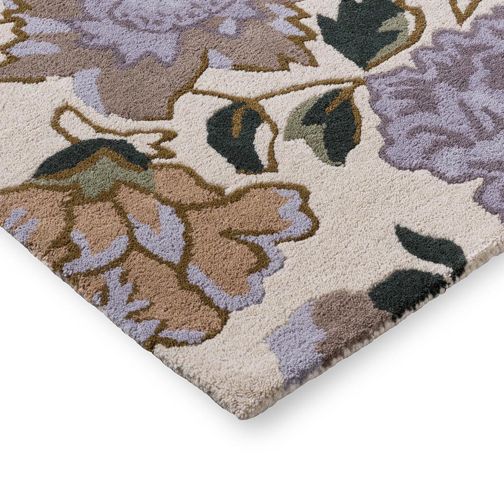 Heather Purple Floral Rug