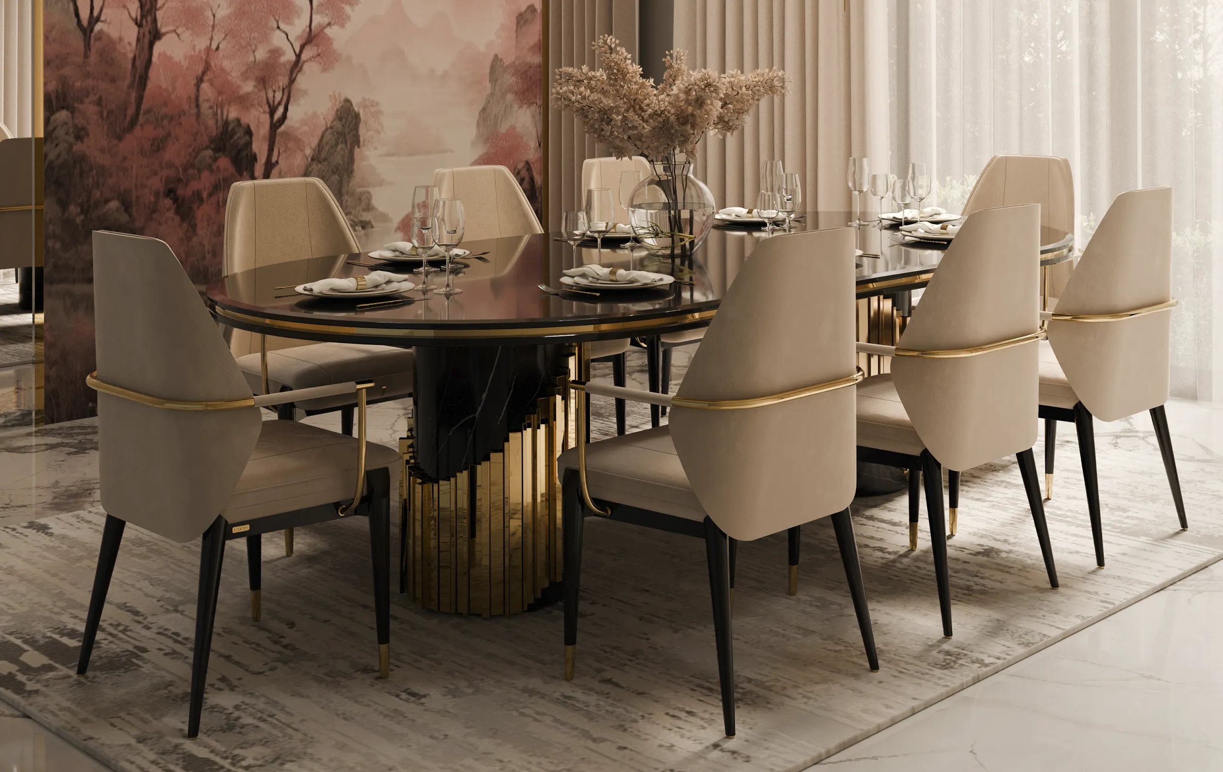 Currents Dining Table - 6