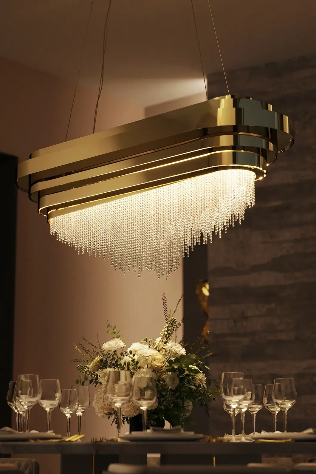 Art Deco Snooker Suspension - 2