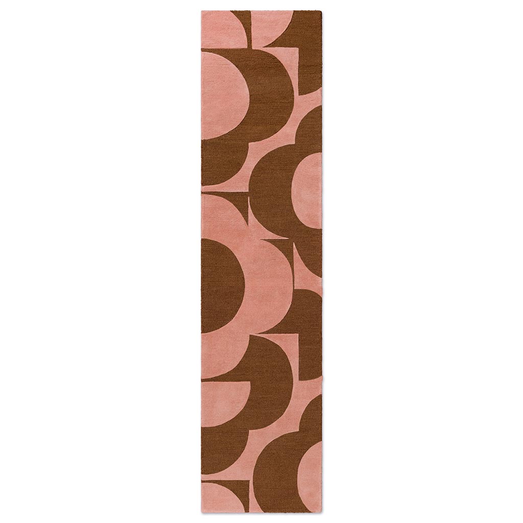 Flower Pink / Terracotta Rug | Size: 2' 2