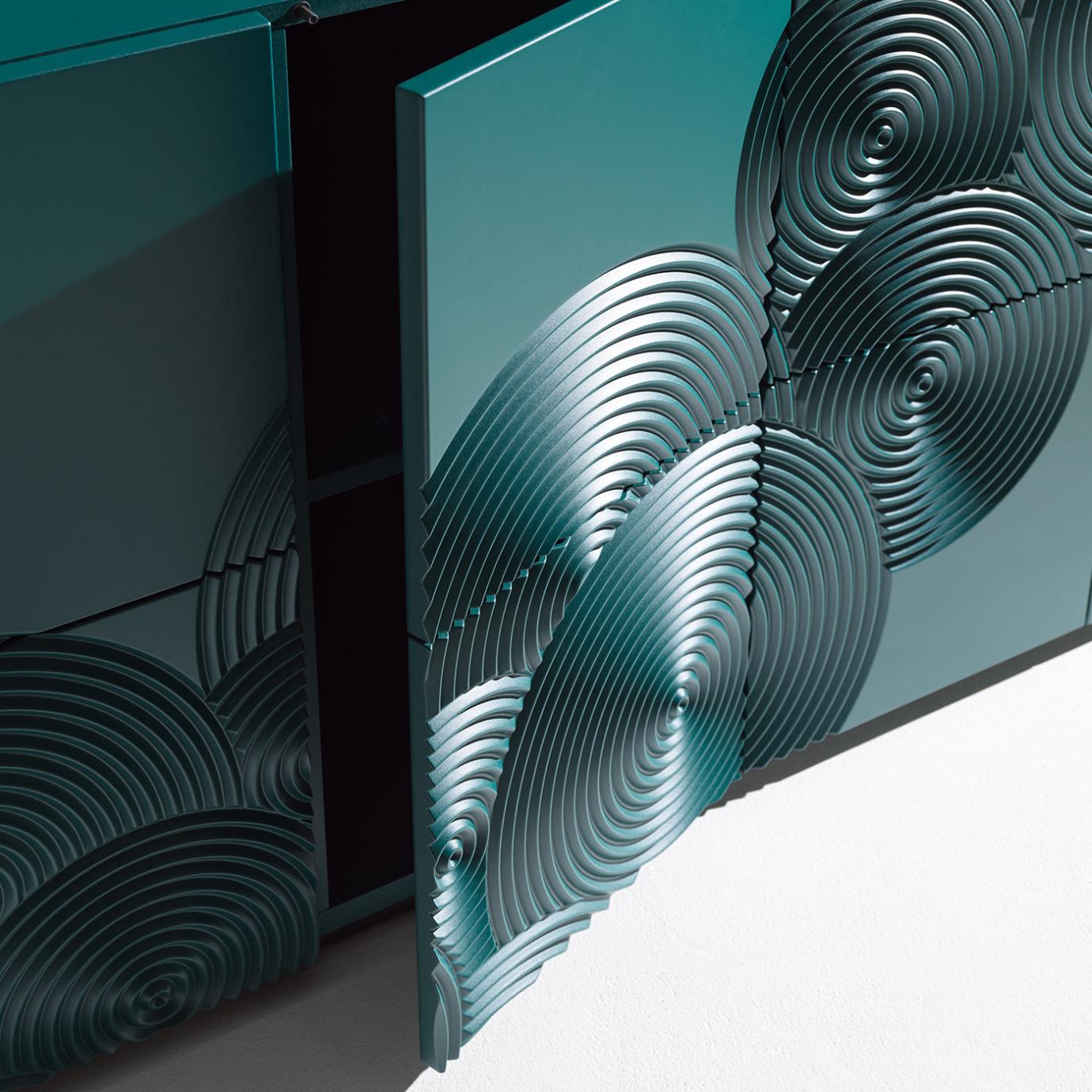 Contemporary Blue Sideboard