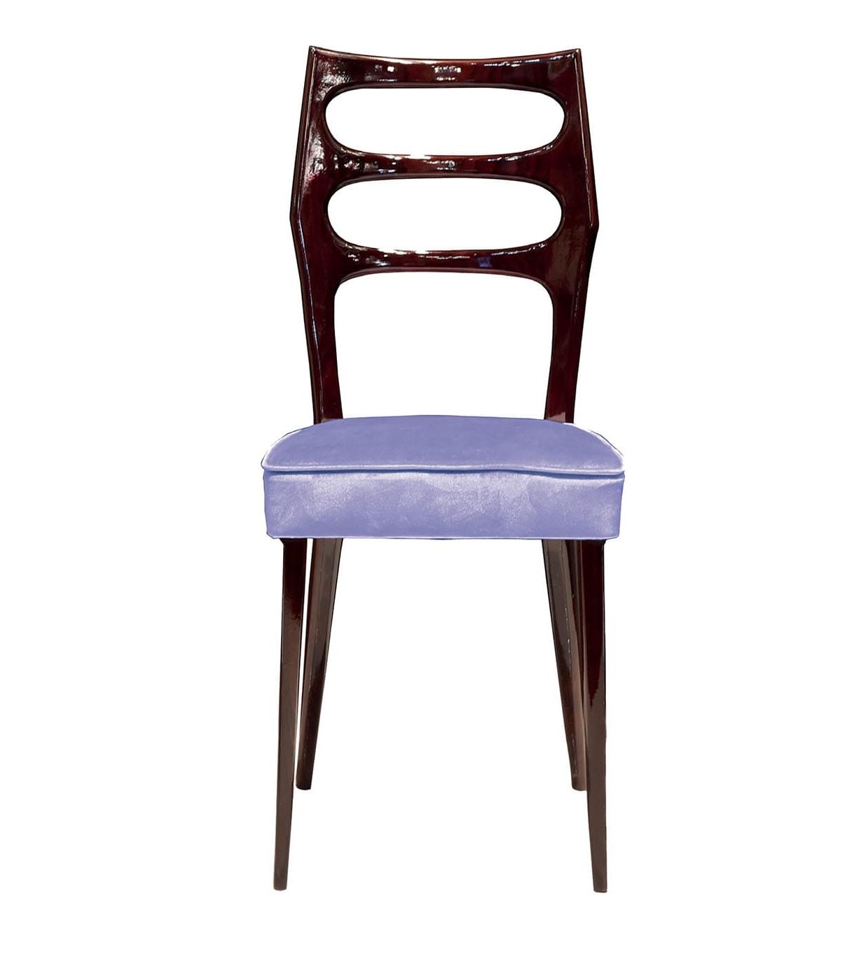 High-Gloss Brown Chair