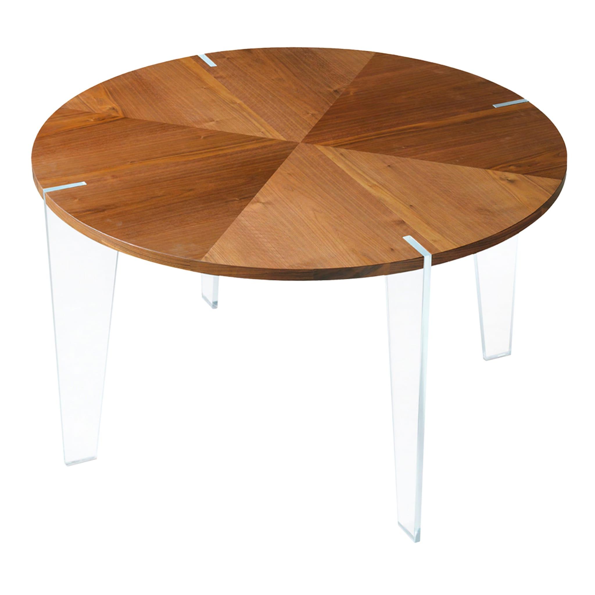 Sospeso Round Brown Table