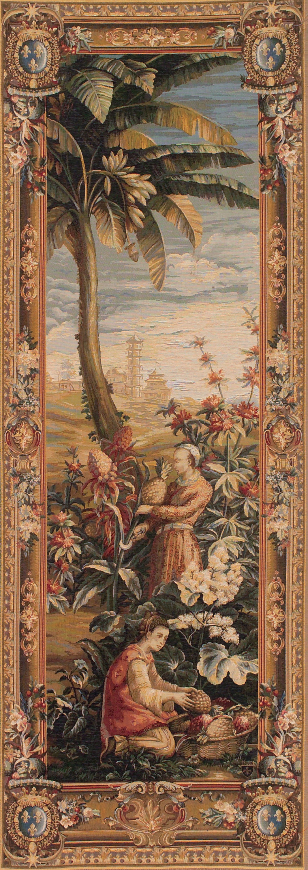 The Pineapple Harvest - Right Door Tapestry