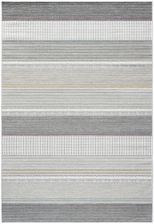 Outdoor Striped Rug ☞ Size: 6' 7" x 9' 6" (200 x 290 cm)