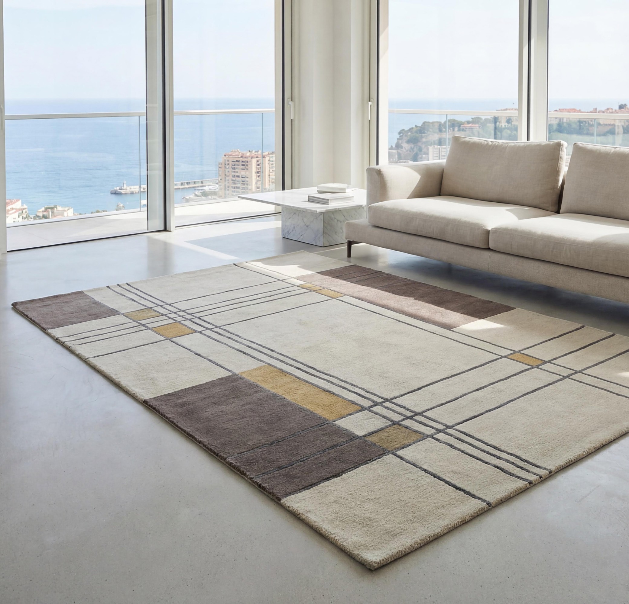 Measured Grid Artisan Rug | Size: 7' 10