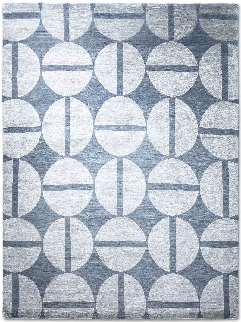 Silver Exquisite Handmade Rug