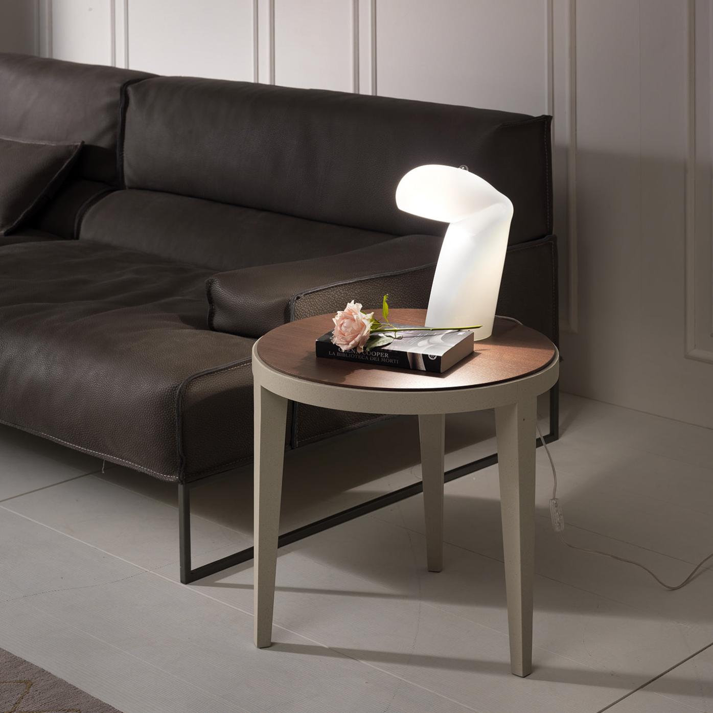 Dominique Round  Side Table