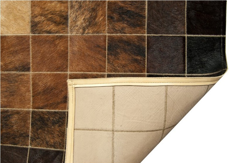 Vergina Cowhide Brown Rug