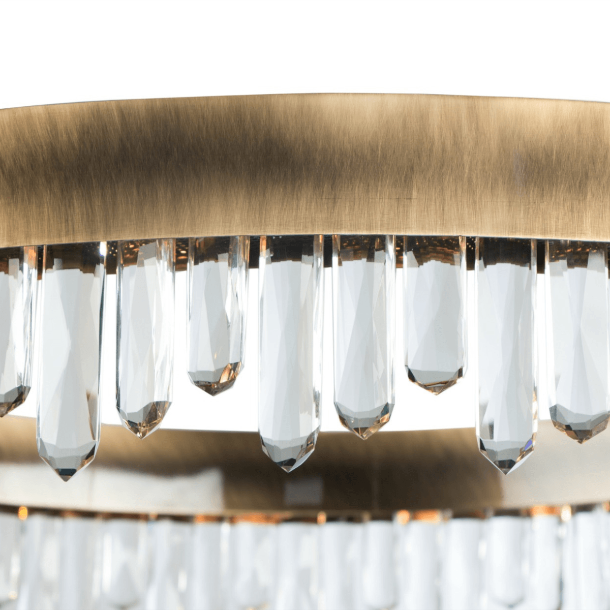 Flowing Brass Suspension Light