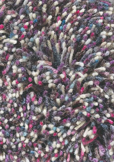 Flamenco Shaggy Wool Handmade Rug