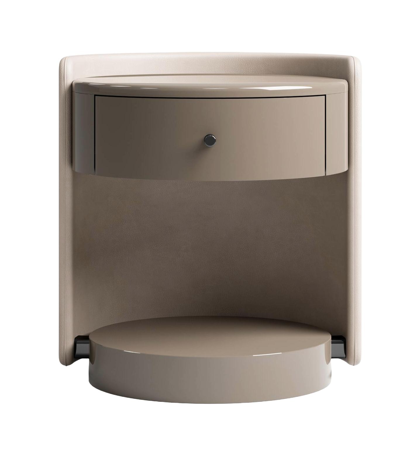 Leather Upholstered Nightstand