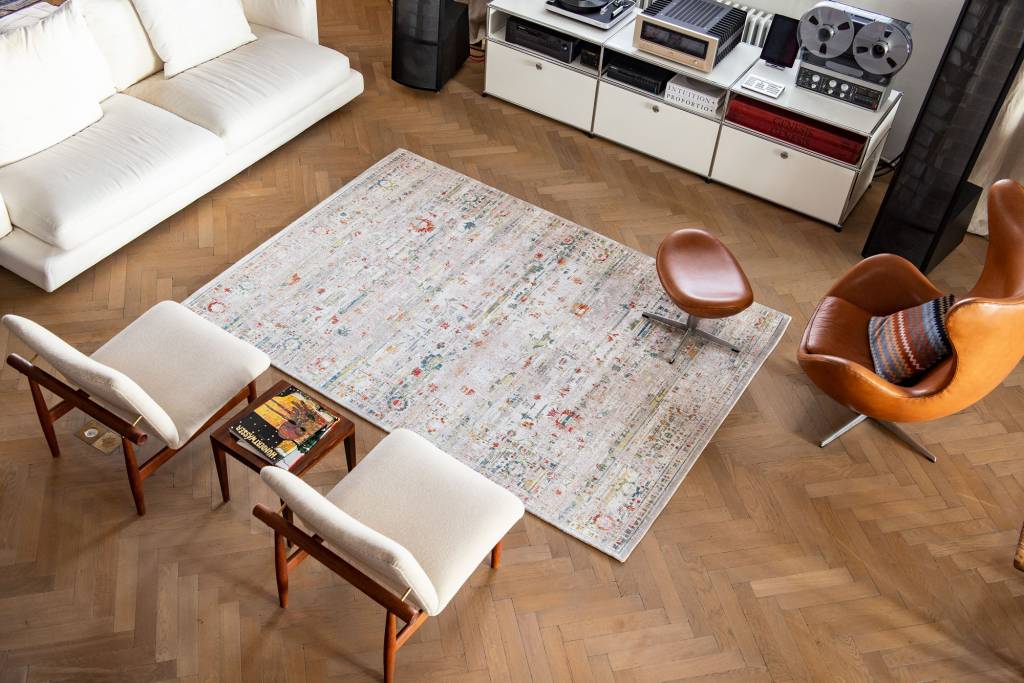 Flatwoven Vintage Jacquard Rug