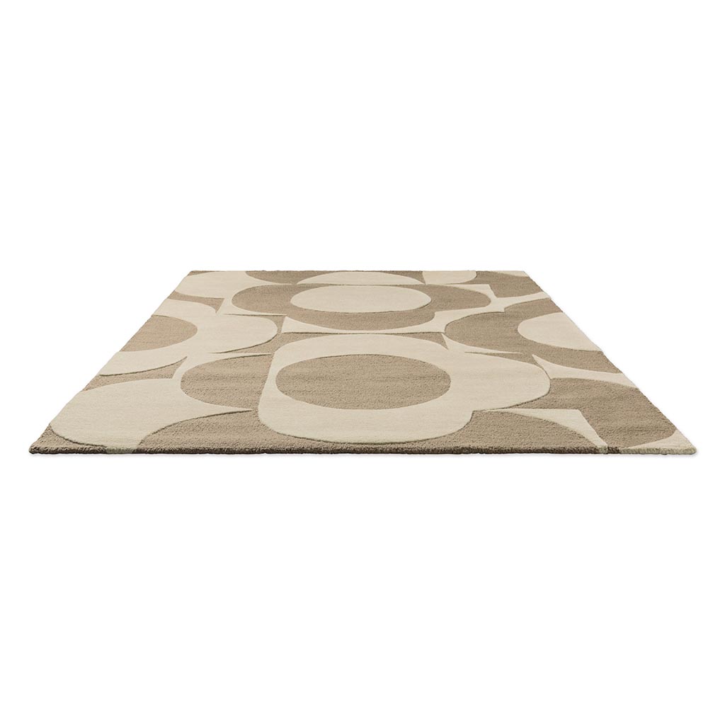 Flower Mushroom / Ecru Rug | Size: 6' 7