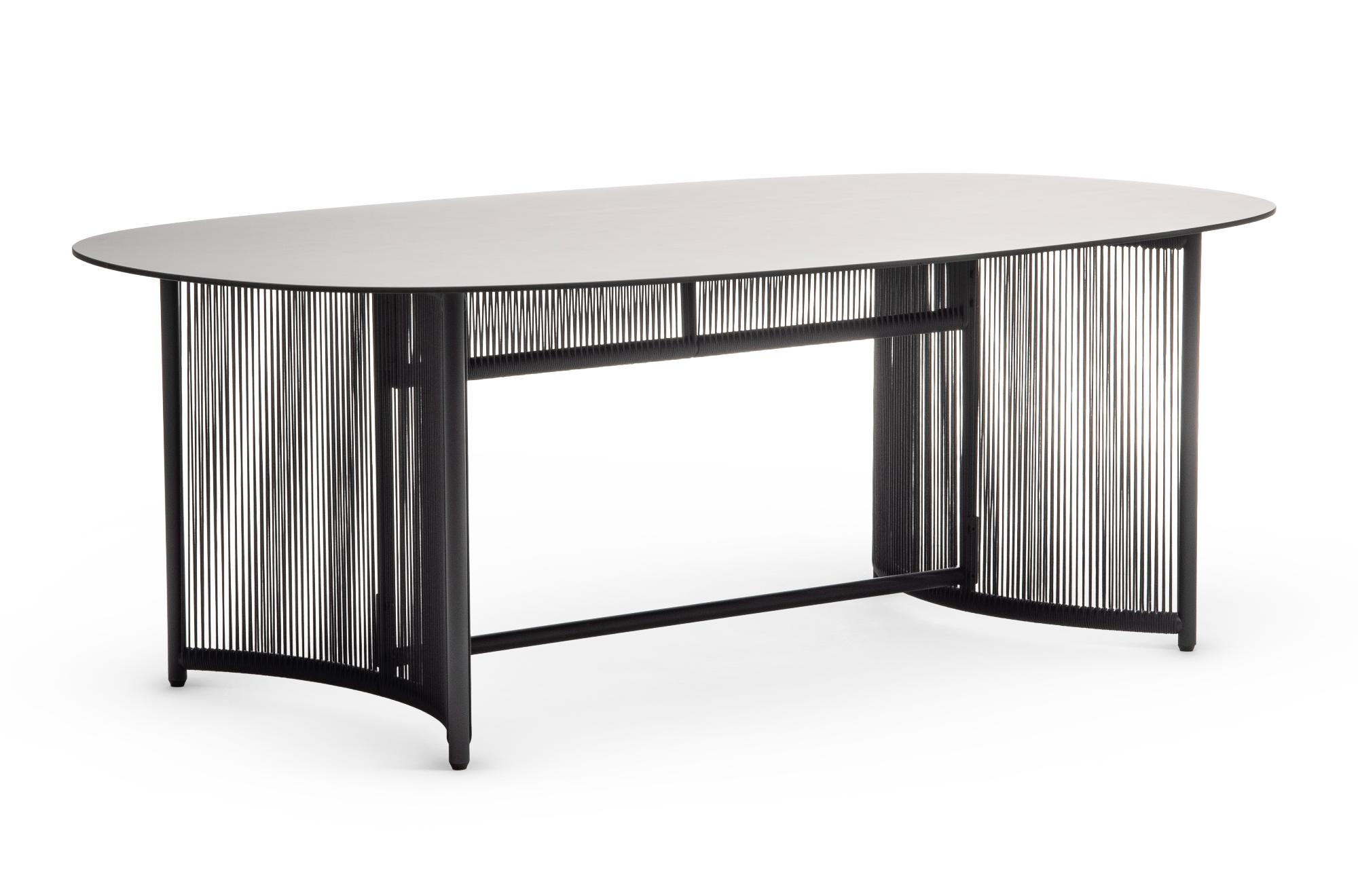 Altana T-OV Anthracite Outdoor Dining Table