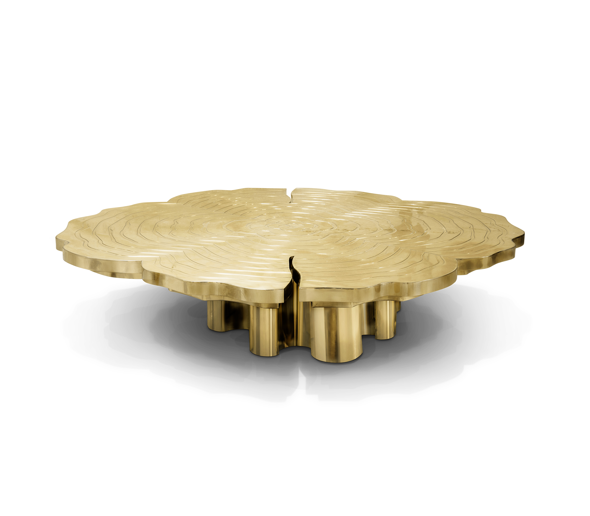 Fortuna Gold 3-Piece Coffee Table Set