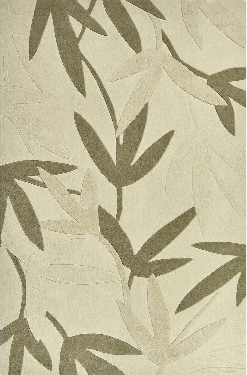 Leaves Cream White Sitap Rug