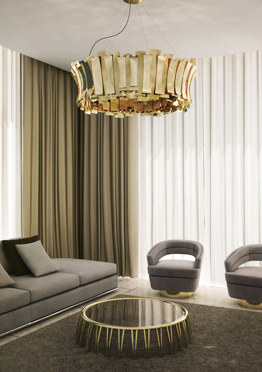 Elegant Round Suspension Lamp