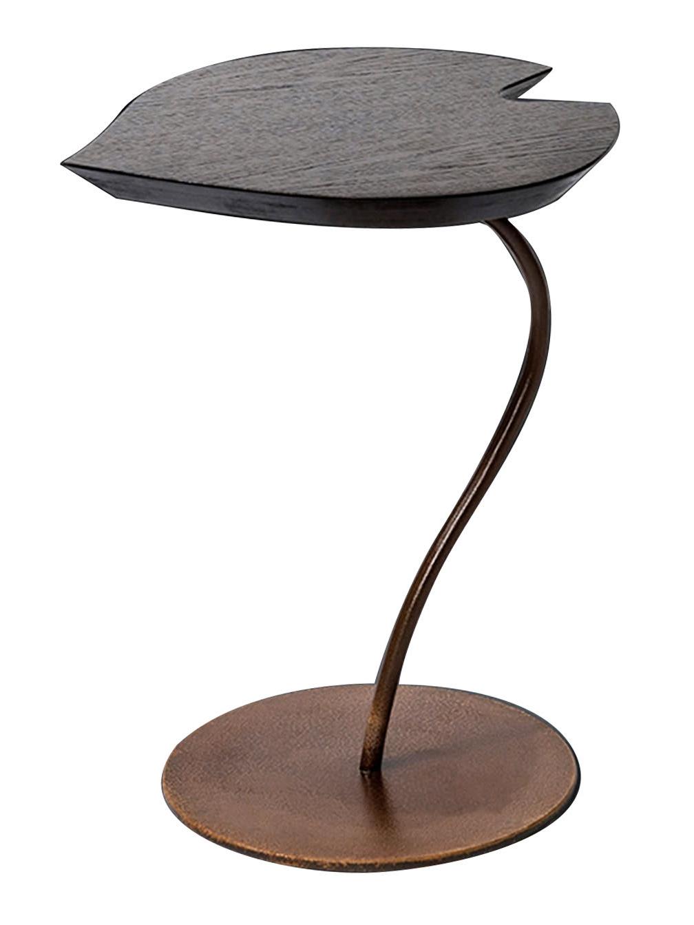 Leaf Corten Side Table