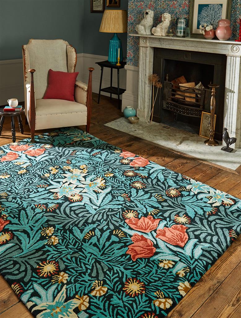 Bower Designer Turquoise Rug