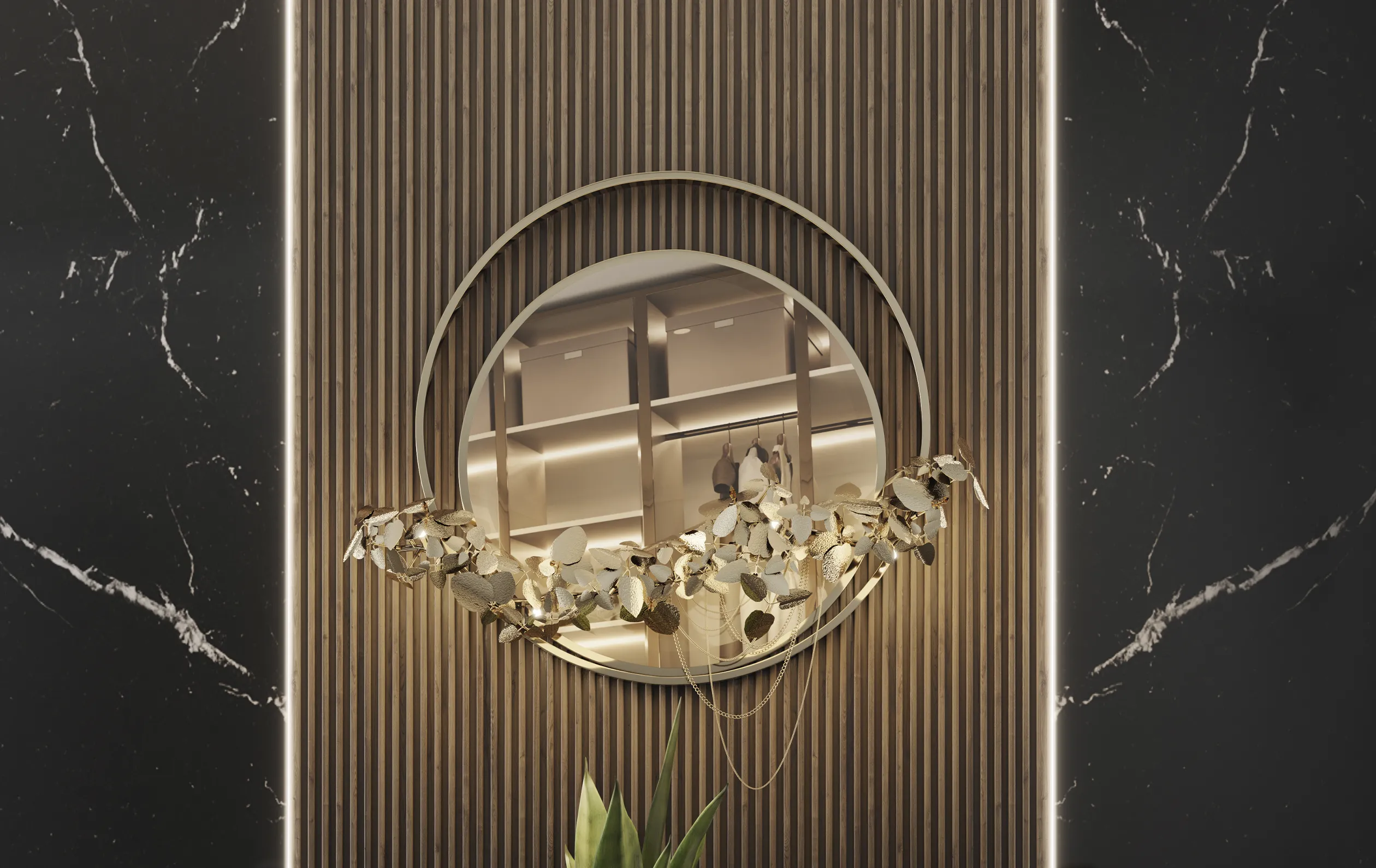 Royal II Wall Light Mirror - 4