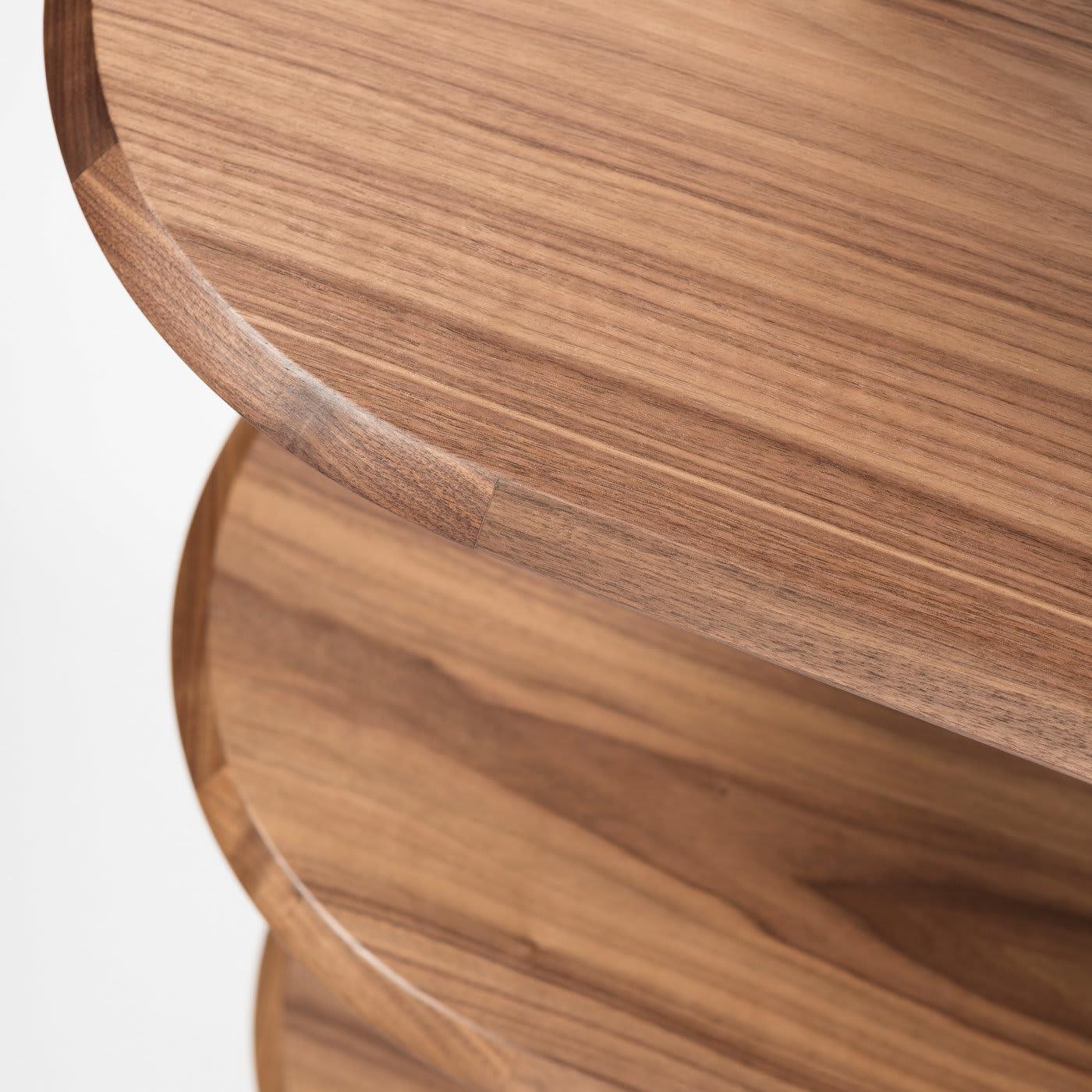 Modern Modular Canaletto Walnut Bookcase