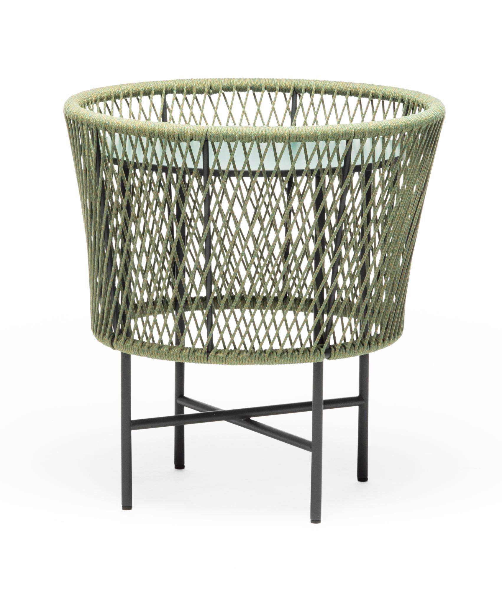 Tamburo SM Round Green Outdoor Coffee Table