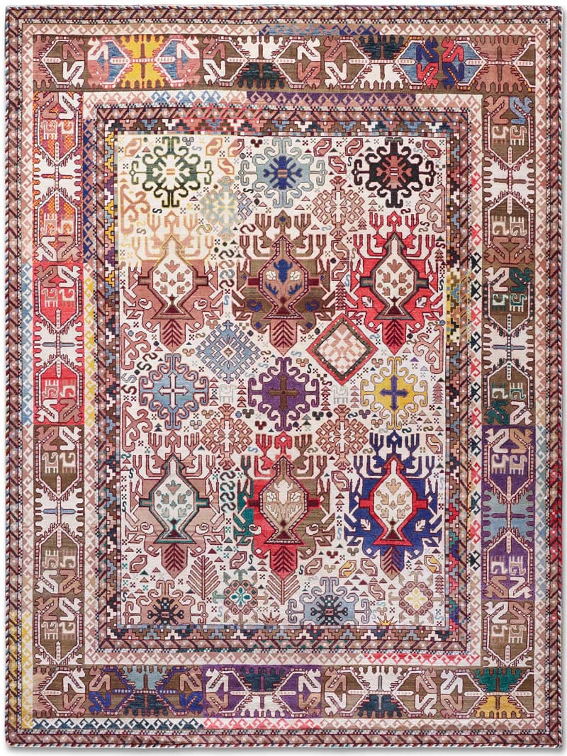 Original White Hand Woven Rug