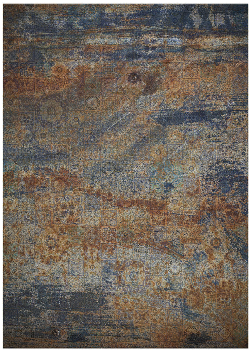 Abstract Flatwoven Belgian Rug | Size: 6' 7