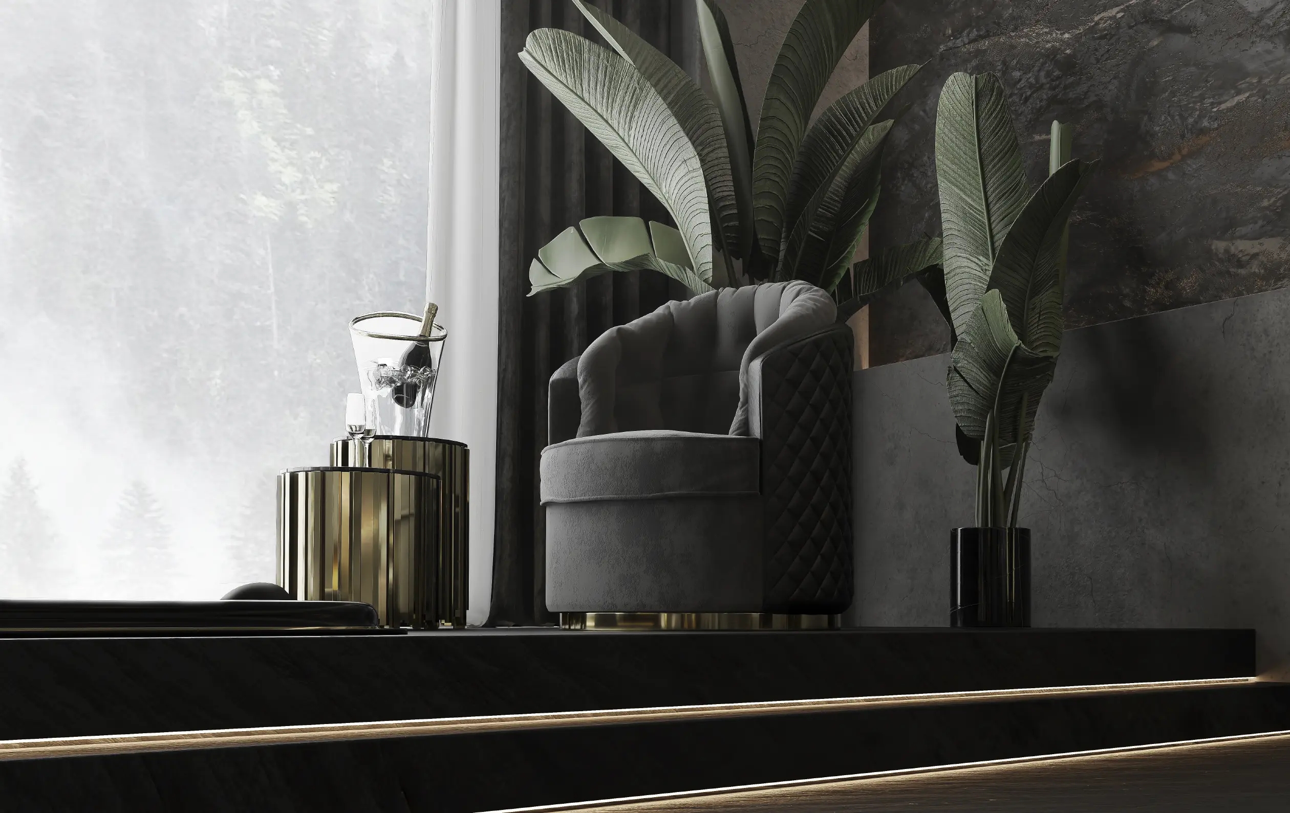 Luxe Swivel Armchair - 11