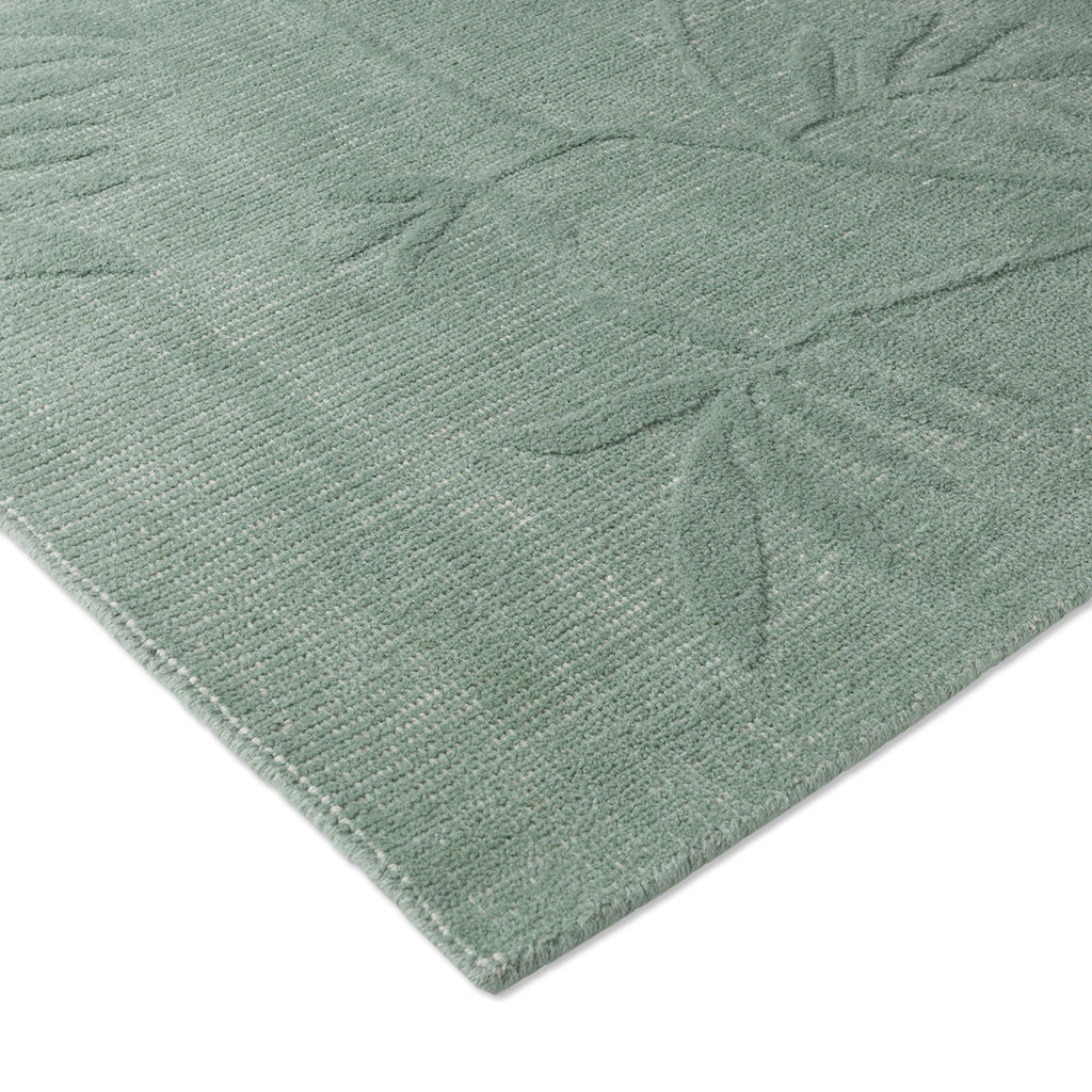 Mari Wool Green Rug ☞ Size: 5' 7" x 8' (170 x 240 cm)