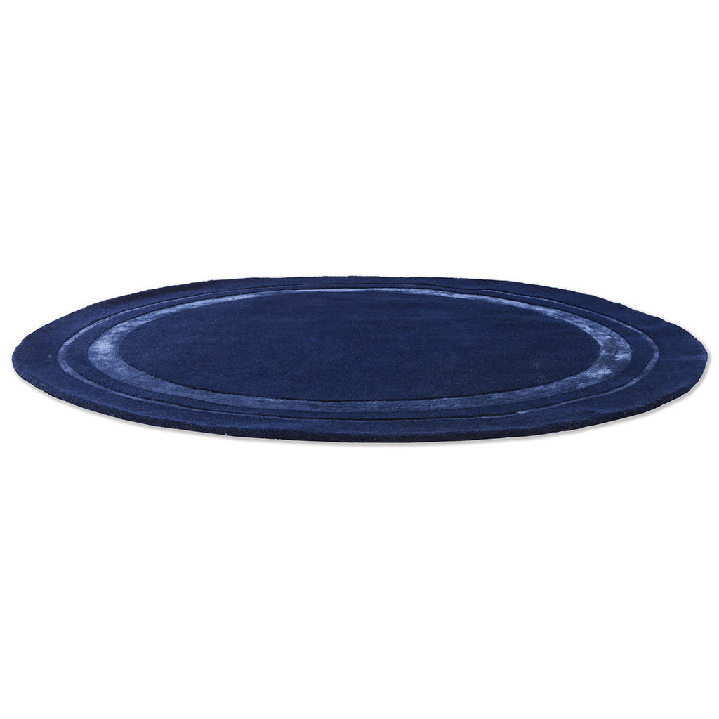 Redbrook Blue Round Rug ☞ Size: Round 6' 7" (Ø 200 cm)