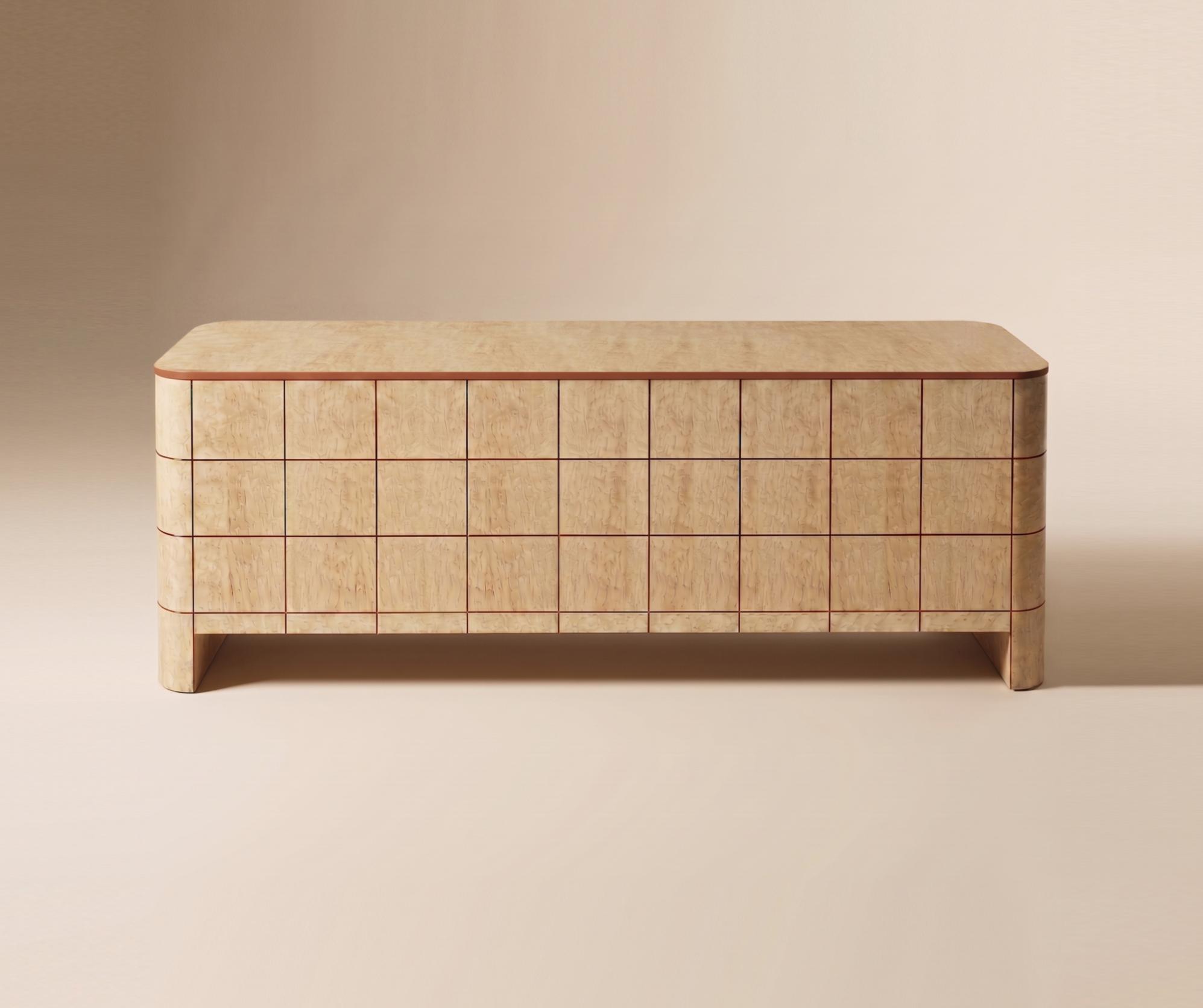 Soft Cage Oak Sideboard